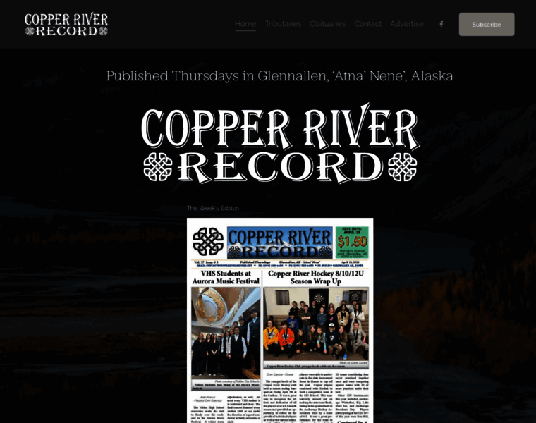 Copperriverrecord.net thumbnail