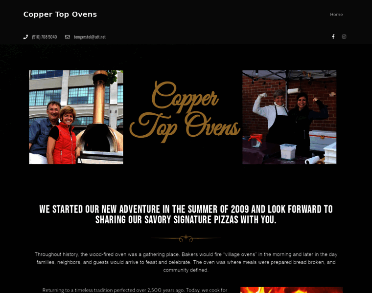 Coppertopovens.com thumbnail