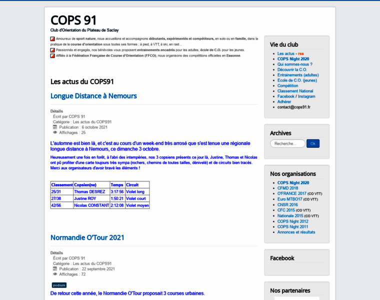Cops91.fr thumbnail