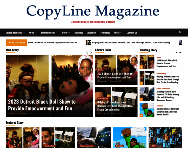 Copylinemagazine.com thumbnail