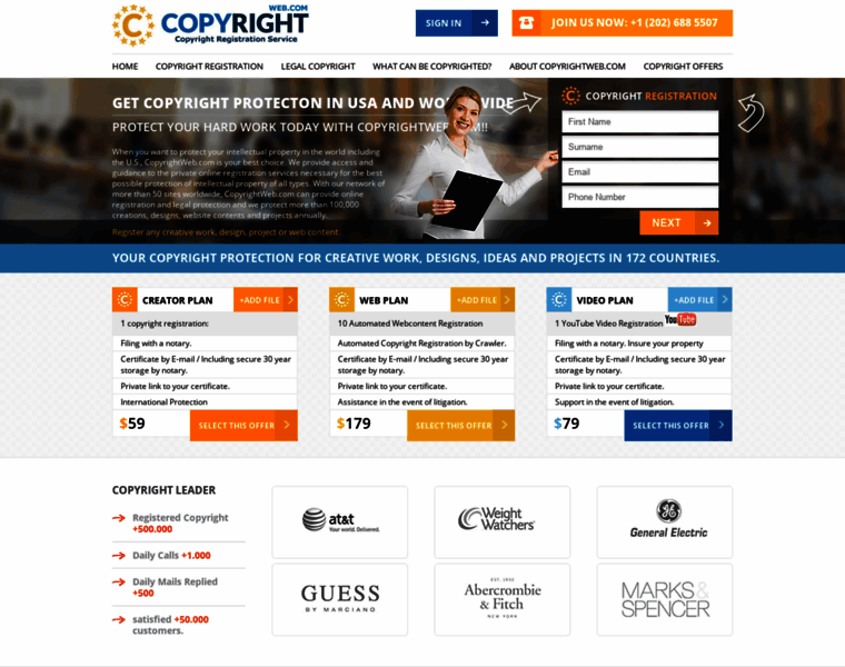 Copyrightweb.com thumbnail