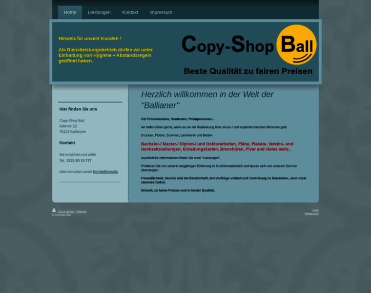 Copyshop-ball.de thumbnail