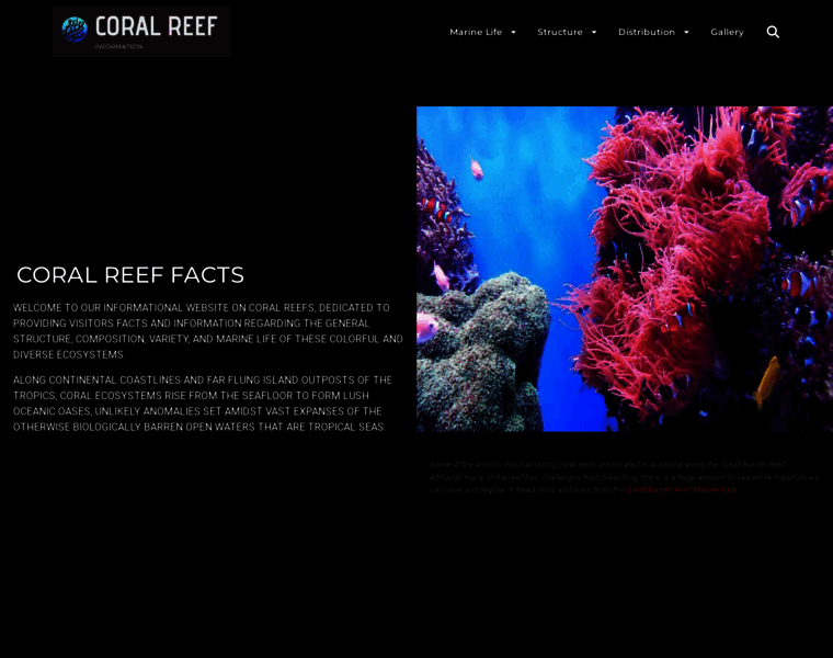 Coral-reef-info.com thumbnail