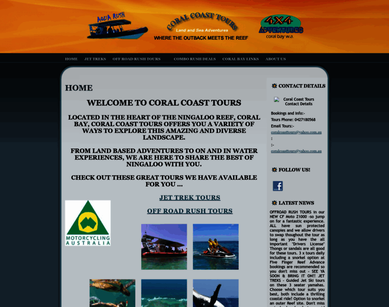 Coralcoasttours.com.au thumbnail