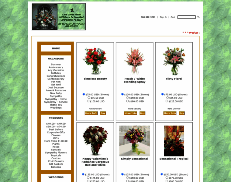 Coralgables-florist.com thumbnail