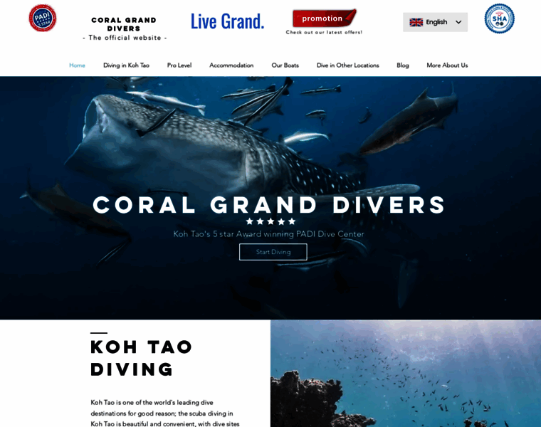 Coralgranddivers.com thumbnail