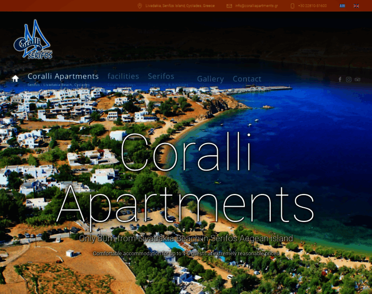 Coralliapartments.gr thumbnail
