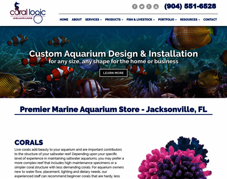 Corallogicaquariums.com thumbnail