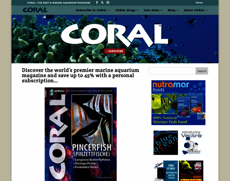 Coralmagazine.com thumbnail