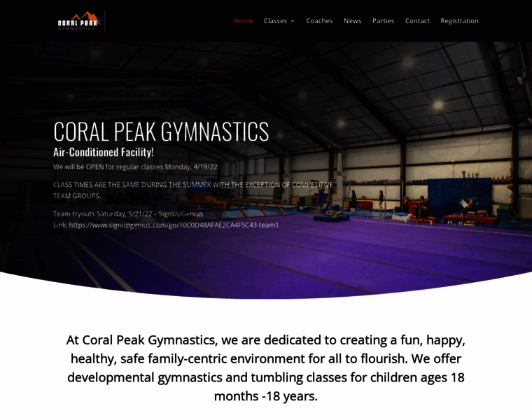 Coralpeakgymnastics.com thumbnail