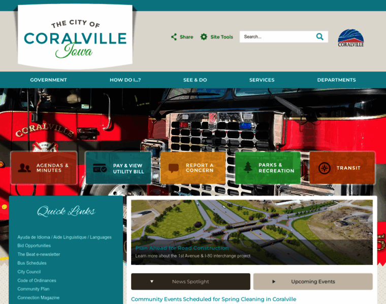 Coralville.org thumbnail