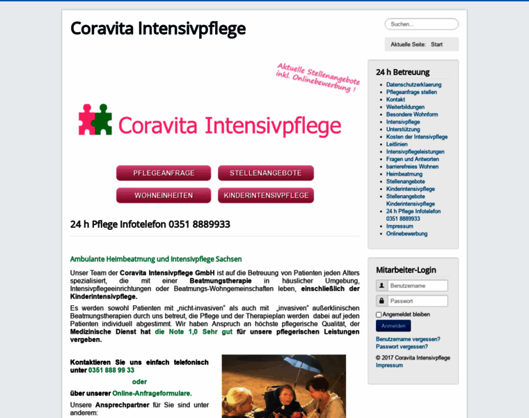 Coravita-intensivpflege.de thumbnail