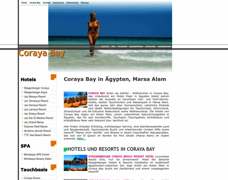 Corayabay.de thumbnail