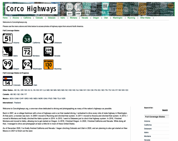 Corcohighways.org thumbnail