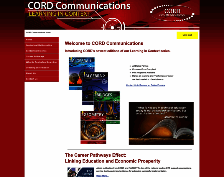 Cordcommunications.com thumbnail