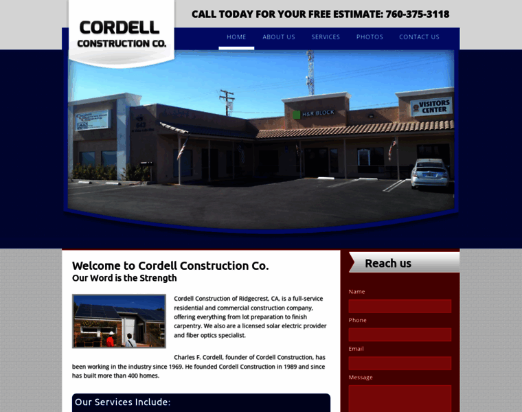 Cordellconstruct.com thumbnail
