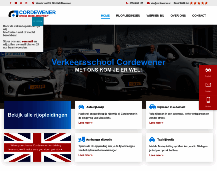 Cordewenerscholing.nl thumbnail