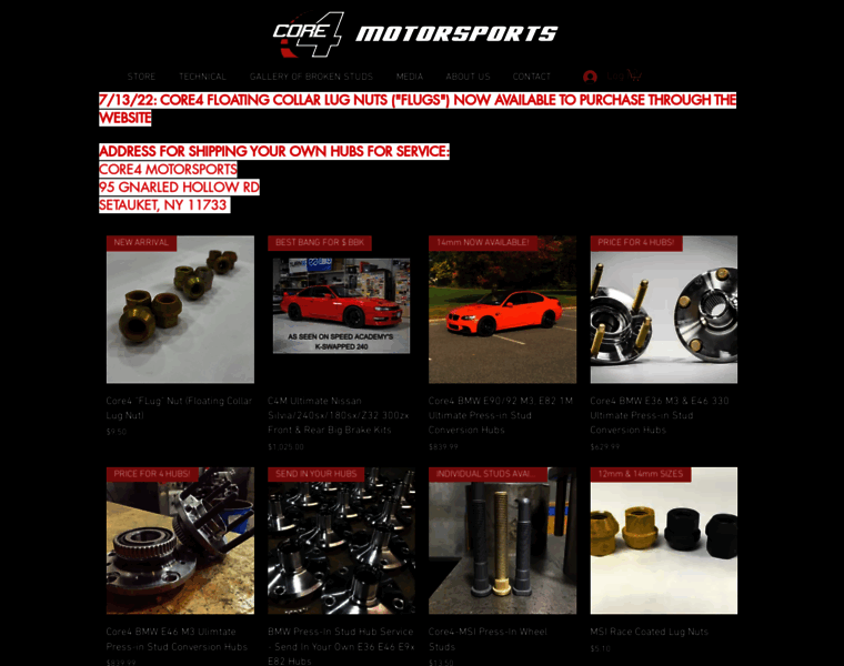 Core4motorsports.com thumbnail