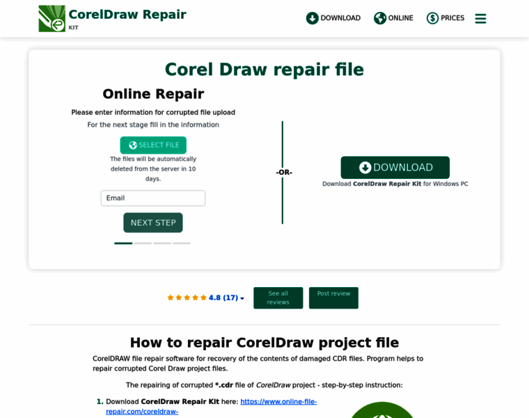 Coreldraw.repair thumbnail