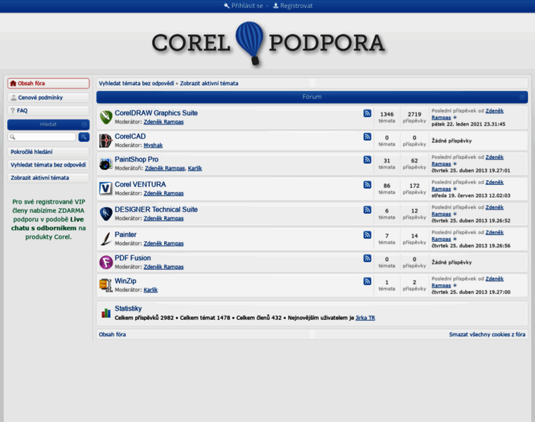 Corelpodpora.cz thumbnail