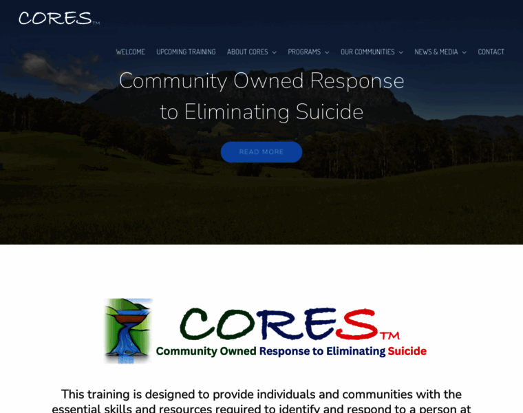 Cores.org.au thumbnail