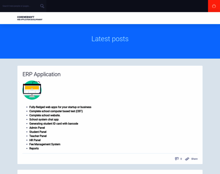 Corewebsoft.in thumbnail