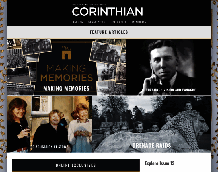 Corinthian.online thumbnail