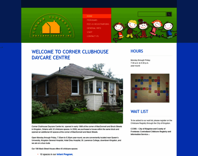 Cornerclubhousedaycare.ca thumbnail