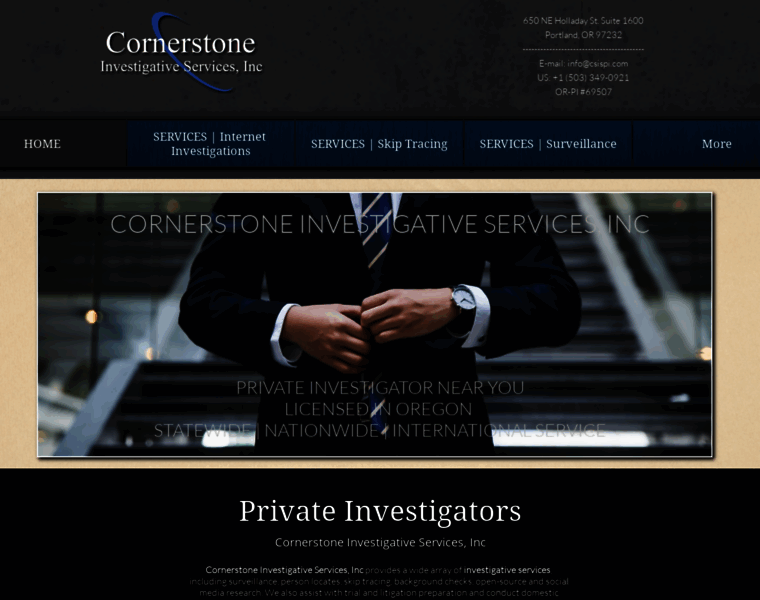 Cornerstone-investigative-services.com thumbnail