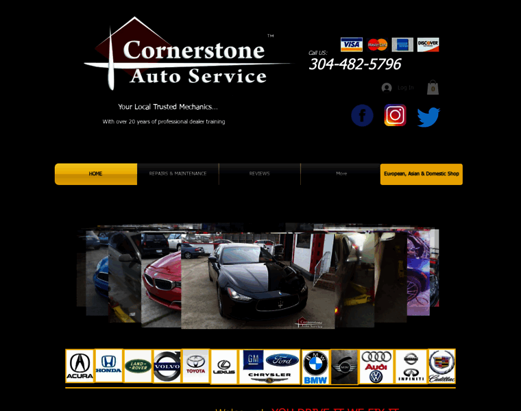 Cornerstoneautoservice.com thumbnail