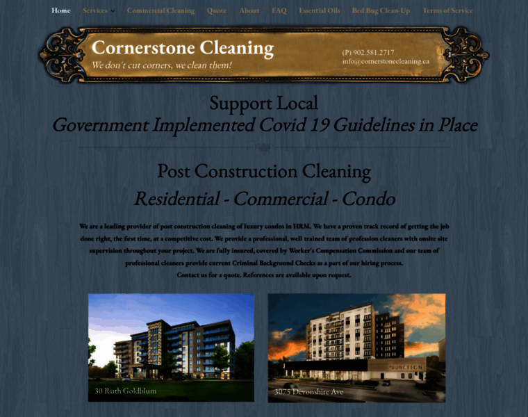 Cornerstonecleaning.ca thumbnail