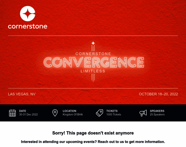 Cornerstoneconvergence.com thumbnail