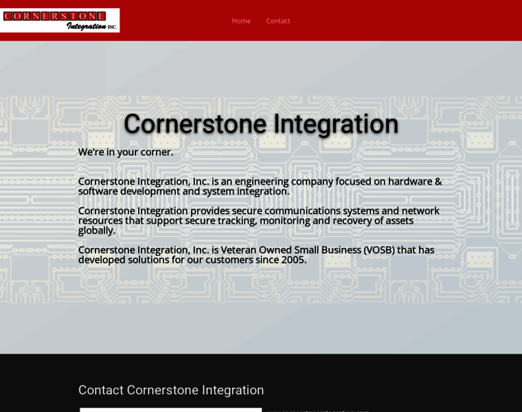 Cornerstoneintegration.com thumbnail