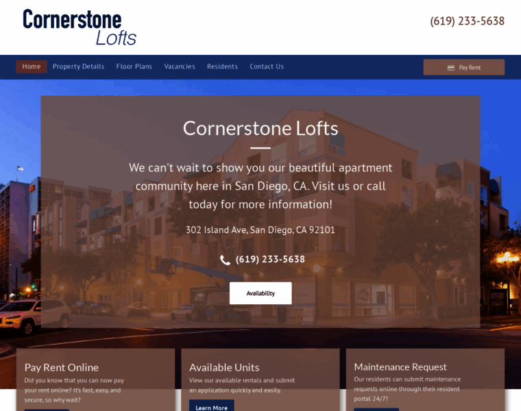 Cornerstoneloft.com thumbnail