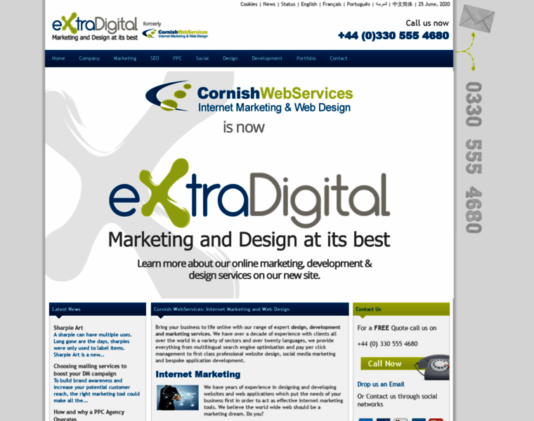 Cornishwebservices.co.uk thumbnail
