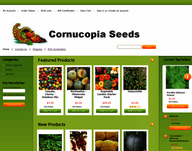 Cornucopiaseeds.com.au thumbnail