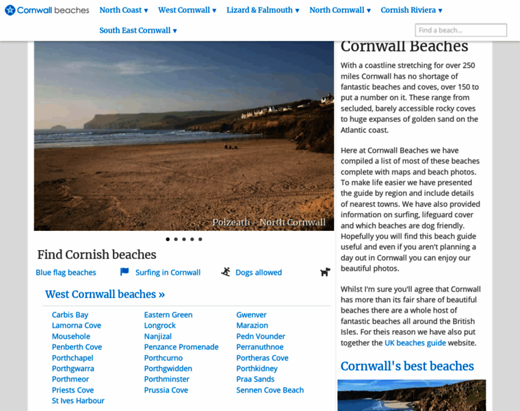 Cornwall-beaches.co.uk thumbnail