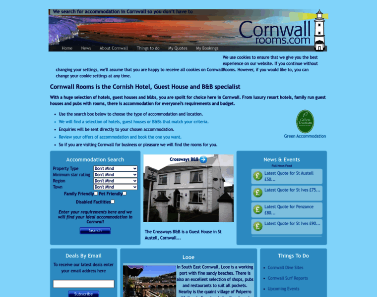 Cornwallrooms.com thumbnail