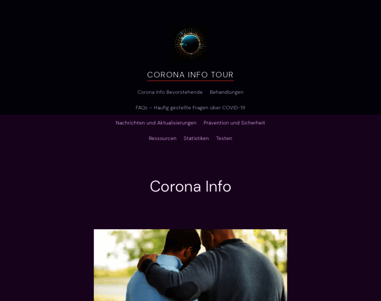 Coronainfo-tour.de thumbnail