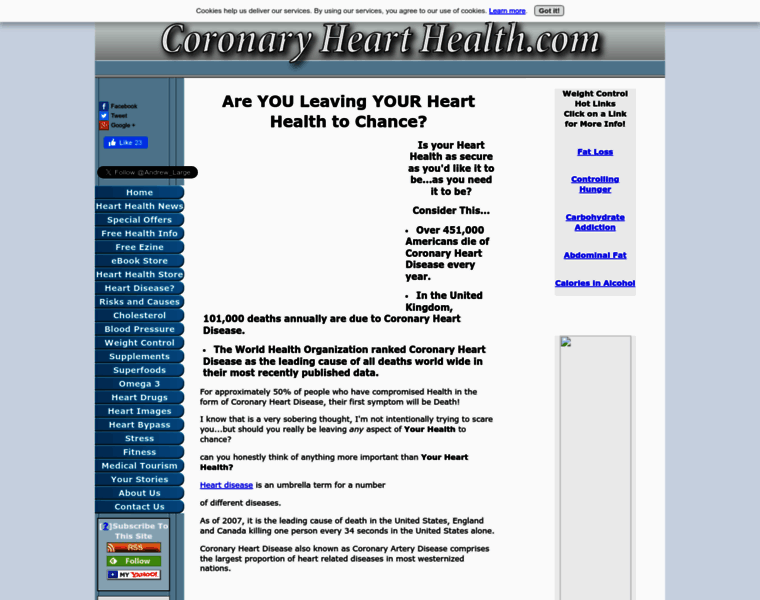 Coronary-heart-health.com thumbnail