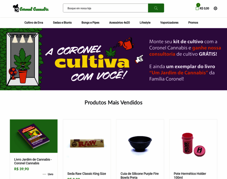 Coronelcannabis.com.br thumbnail