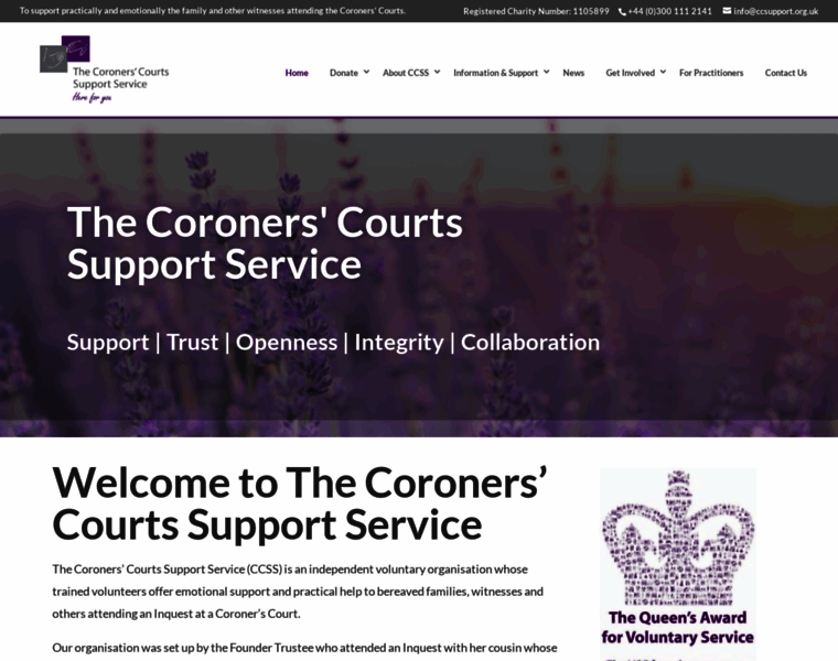 Coronerscourtssupportservice.org.uk thumbnail