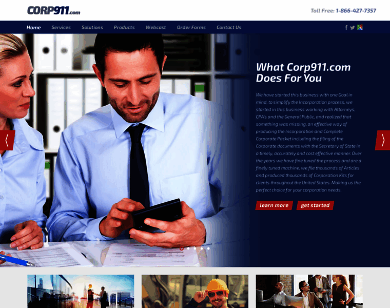 Corp911.com thumbnail