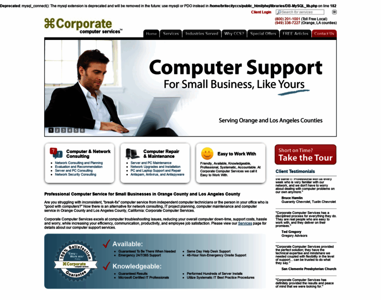 Corpcomputerservices.com thumbnail