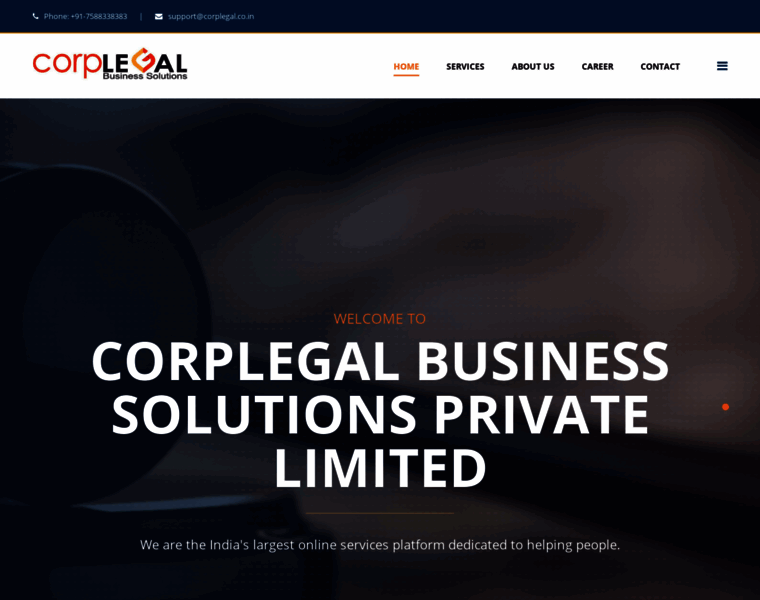 Corplegal.co.in thumbnail