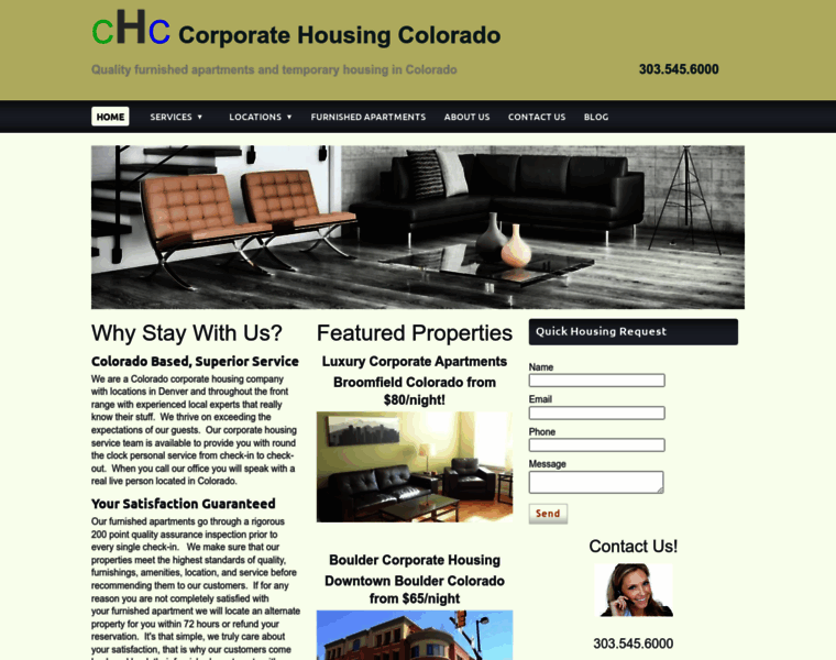 Corporatehousingcolorado.com thumbnail