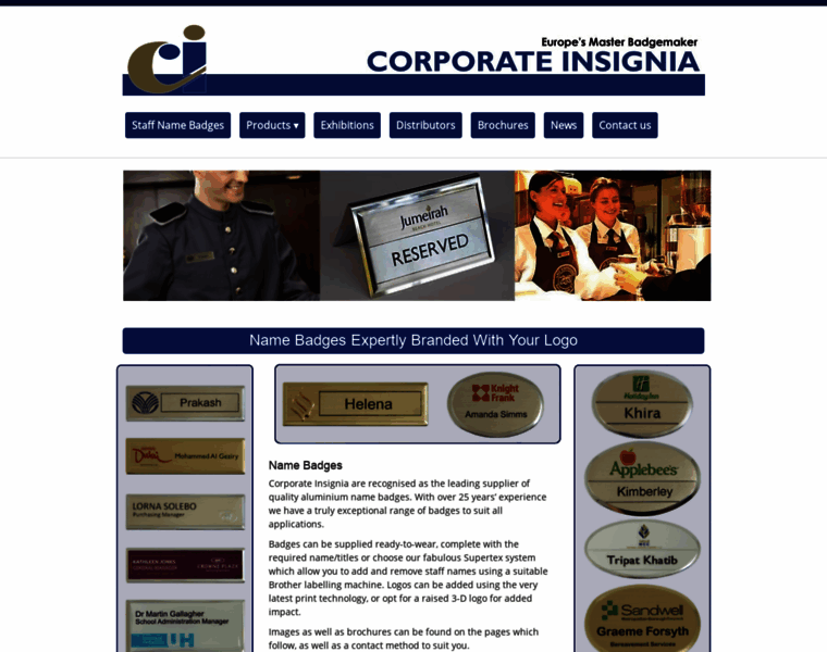 Corporateinsignia.co.uk thumbnail