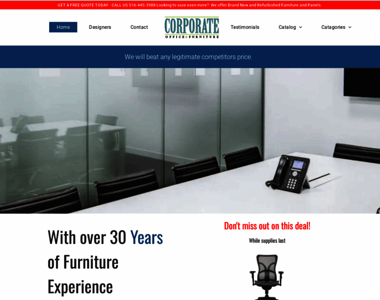 Corporateofficefurniture.com thumbnail