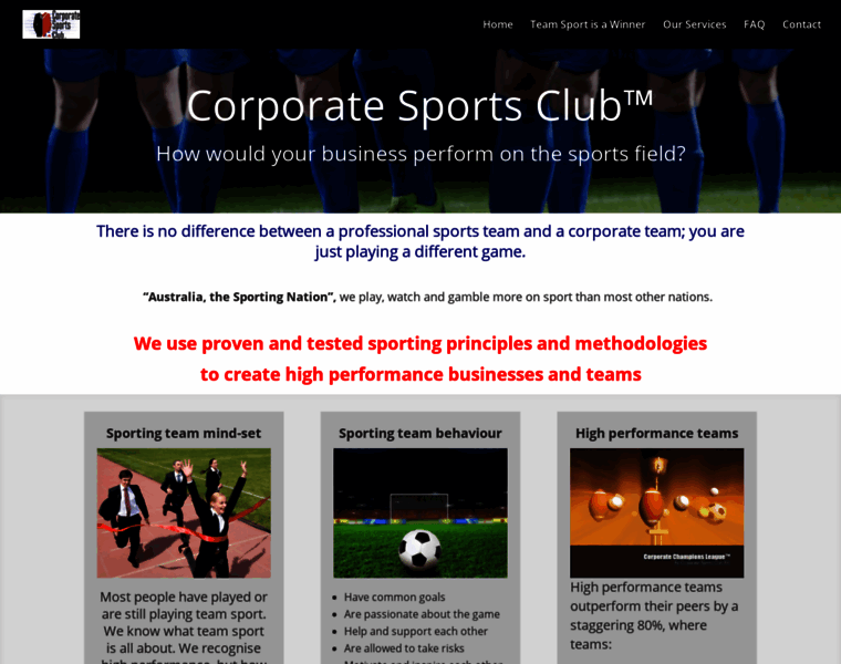 Corporatesportsclub.com.au thumbnail