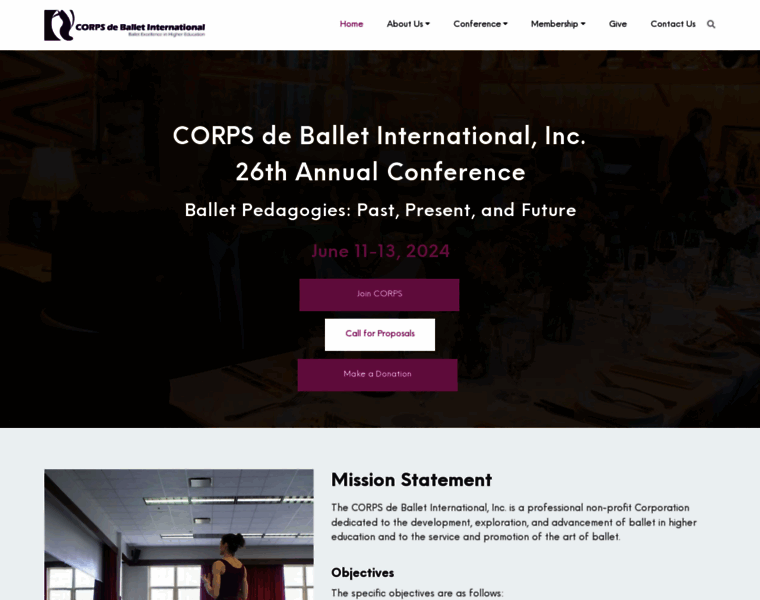 Corps-de-ballet.org thumbnail